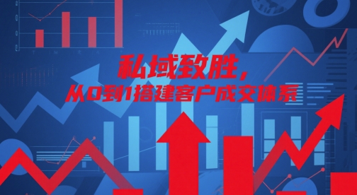 从0到1构建私域成交体系 实现客户盈利增长