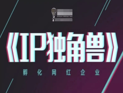 打造IP独角兽 孵化网红企业新攻略