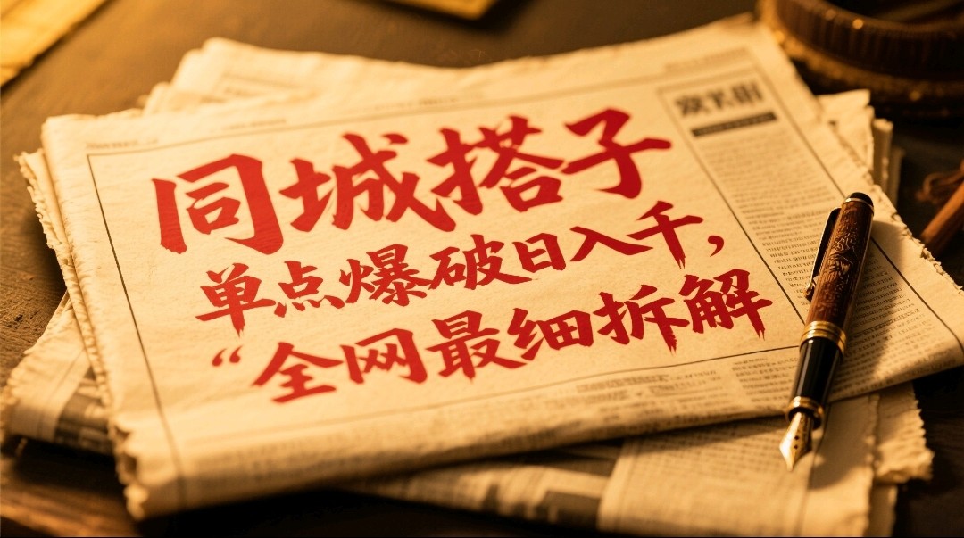 同城搭子群日入千 月入万 揭秘高效组局攻略-九零创业网