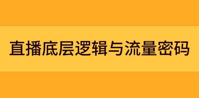 直播流量密码 定位模型+案例解析 优化全攻略-九零创业网
