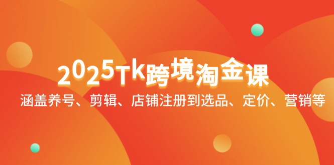 2025Tk跨境淘金全攻略 养号 剪辑 开店一网打尽-九零创业网