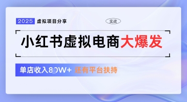 小红书电商新玩法 免费流量扶持 低门槛1拖3轻松赚