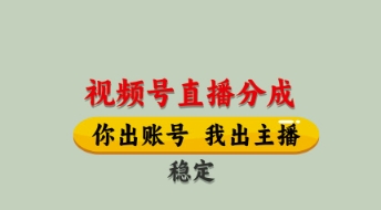 视频号直播托管 月入8000不是梦-九零创业网