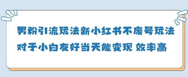 男粉引流新攻略 轻松变现 一招制胜-九零创业网
