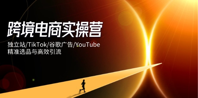 跨境电商实操营 独立站+TikTok+谷歌+YouTube 选品引流一网打尽