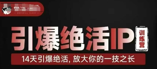 14天绝活爆发营 一技之长放大招-九零创业网