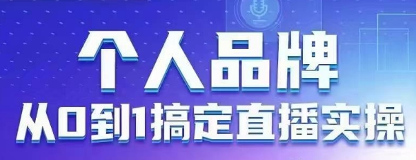 直播赋能个人品牌 六大实操攻略 从零起步影响力放大