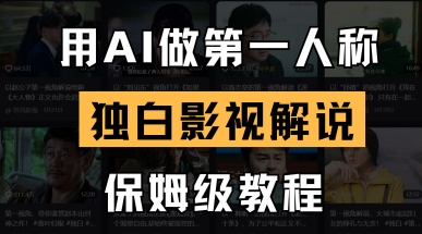 AI助你轻松上手 保姆级第一人称影视解说教程-九零创业网