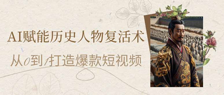AI复活历史名人 短视频爆款秘籍大揭秘-九零创业网