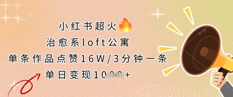 治愈系Loft公寓走红 单条点赞16W 日变现奇迹频现