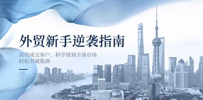 外贸新手逆袭 高效成交 全球市场攻略