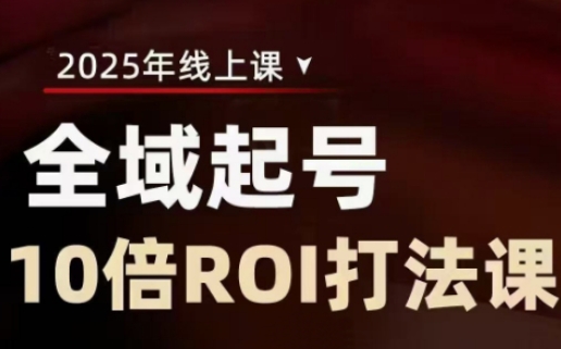 2025直播全域起号 10倍ROI秘籍 直播投资回报翻倍攻略