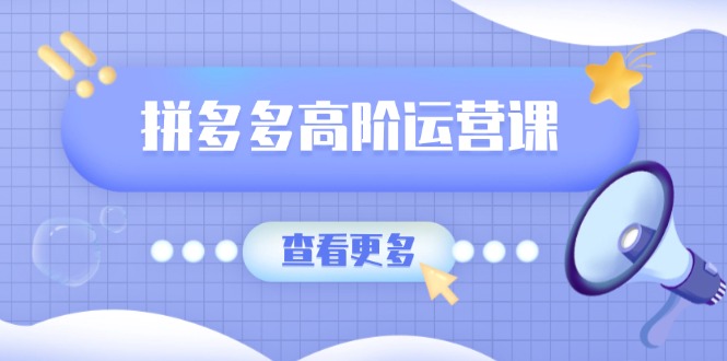 拼多多高阶爆款秘籍 群爆轻付费 单品复制爆款之道