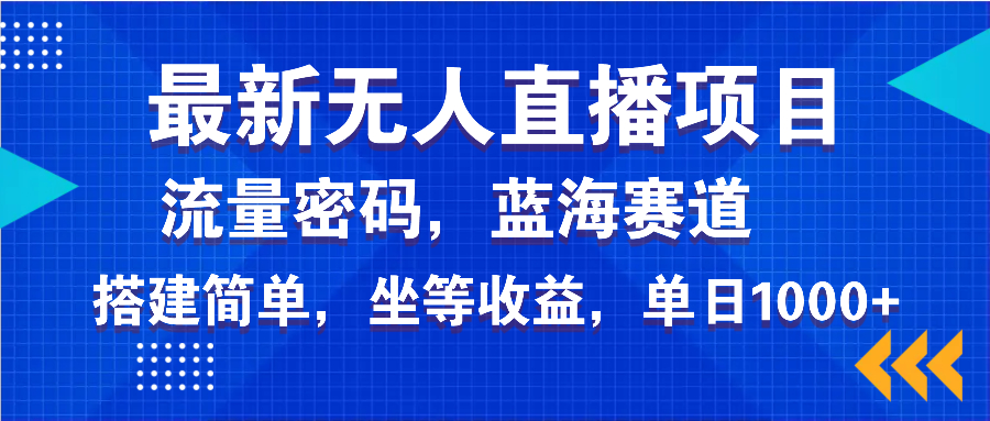 美女电影游戏无人直播 轻松月入过万 流量密码揭秘-九零创业网
