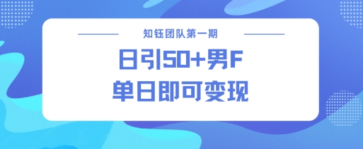男粉引流新策略 合规变现快至当日-九零创业网