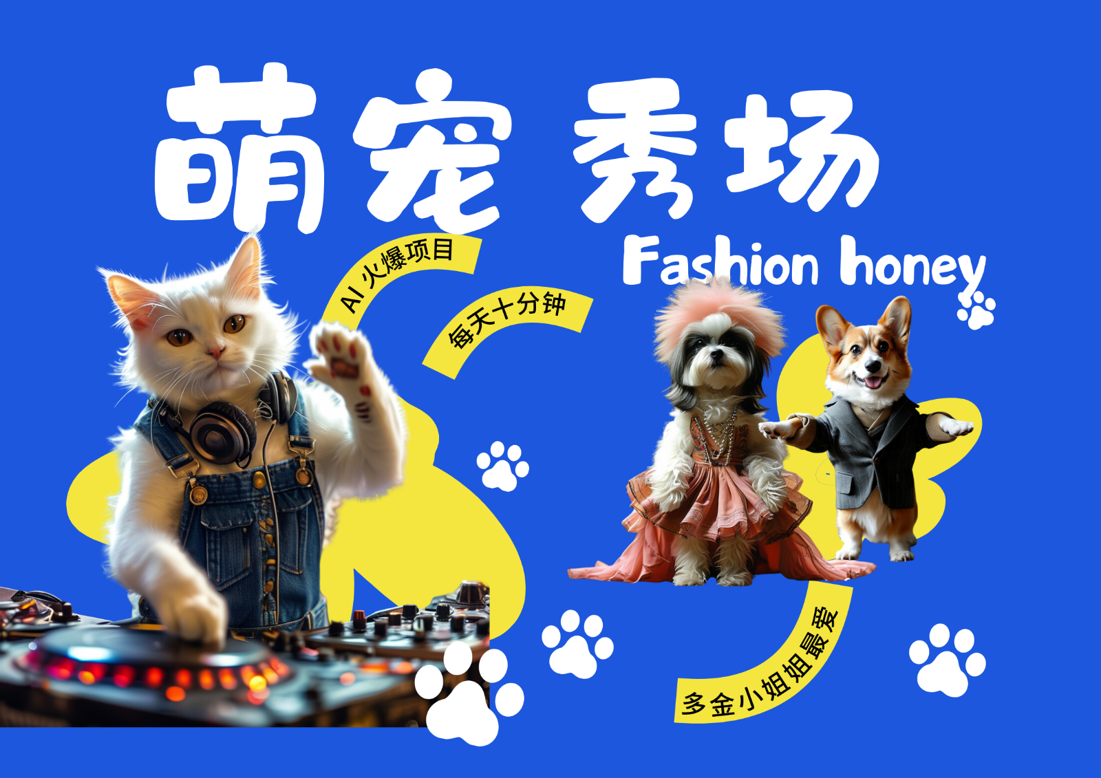 时尚喵汪共舞秀 月入W+多金小姐姐最爱