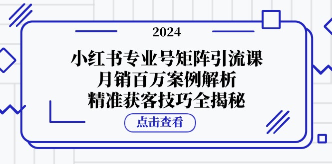 小红书专业号引流秘籍 月销百万 精准获客技巧解析-九零创业网