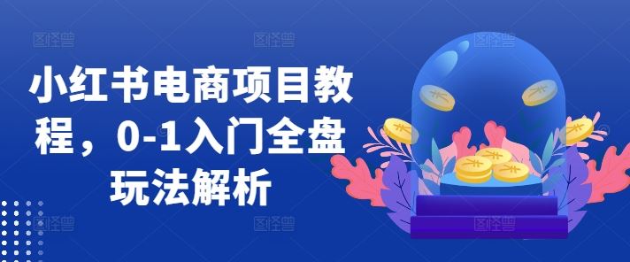 小红书电商从零到一 入门全攻略揭秘