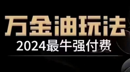 2024万金油强付费攻略 实操起飞 干货满满-九零创业网