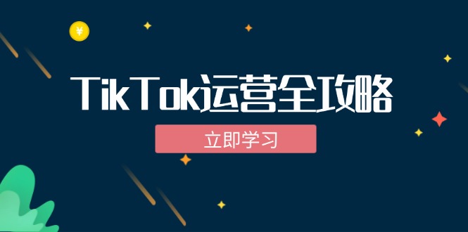 TikTok运营全解析 下载到变现 实战攻略速成-九零创业网