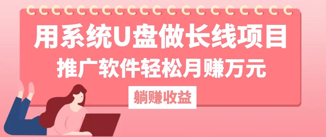 系统U盘项目月入万元 软件制作教程轻松上手