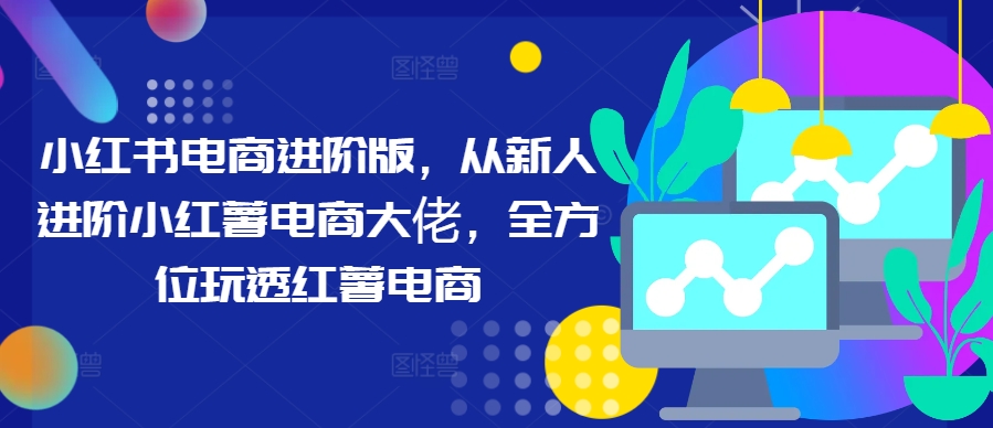 从新手到电商大佬 小红书红薯电商全方位攻略-九零创业网