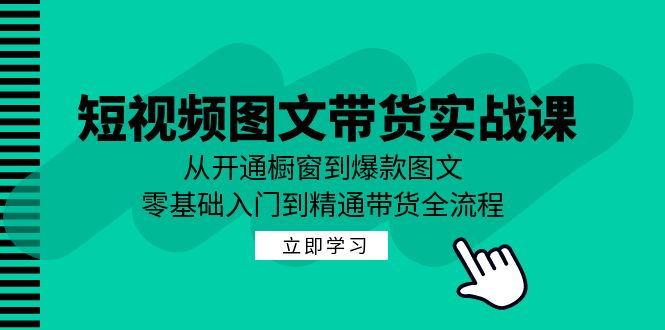 短视频图文带货实战课 从新手到高手 轻松打造爆款图文