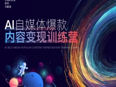 AI自媒体变现速成营 底层逻辑+实操技巧+实战案例