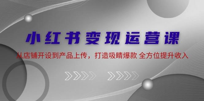 小红书开店秘籍 爆款打造 收入翻倍攻略-九零创业网