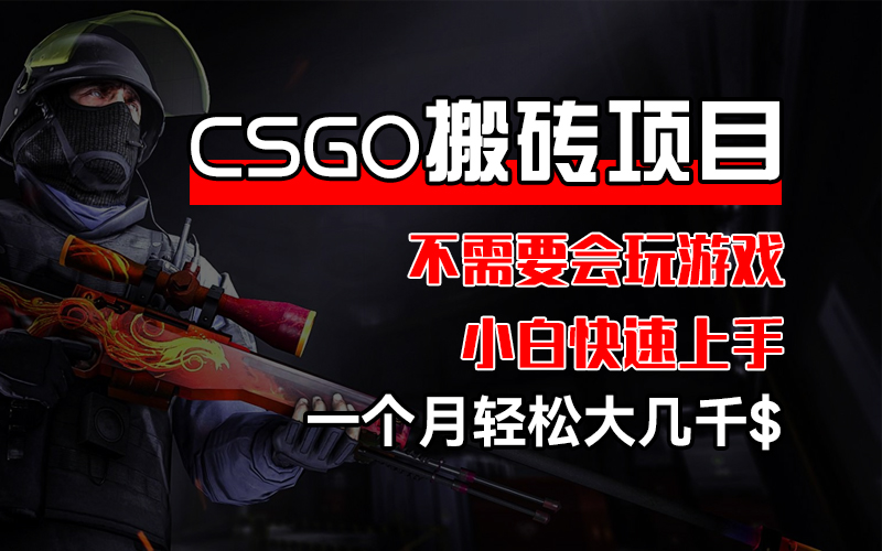 CSGO装备搬砖轻松入门 小白也能快速掌握