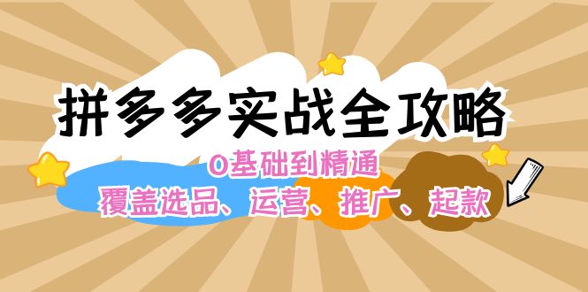 拼多多实战全攻略 从新手到高手 一网打尽选品与运营技巧