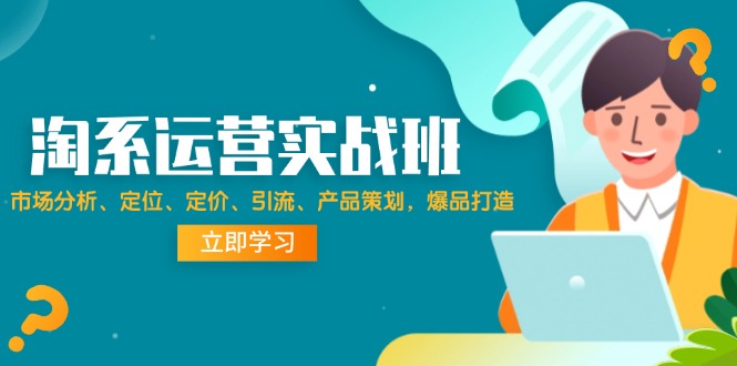 12186期淘系运营全攻略 市场深耕 爆款速成-九零创业网