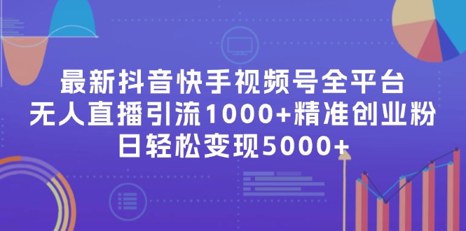 抖音快手视频号全平台无人直播 日吸粉千+ 轻松月入过万
