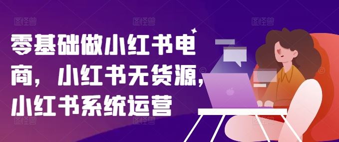零基础玩转小红书 无货源电商系统运营攻略-九零创业网