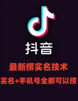 抖音实名+手机号捞技术解封 直播账号快速复活