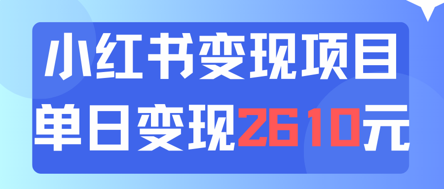 小红书资料单日引流150 变现2610元 小白教程全揭秘