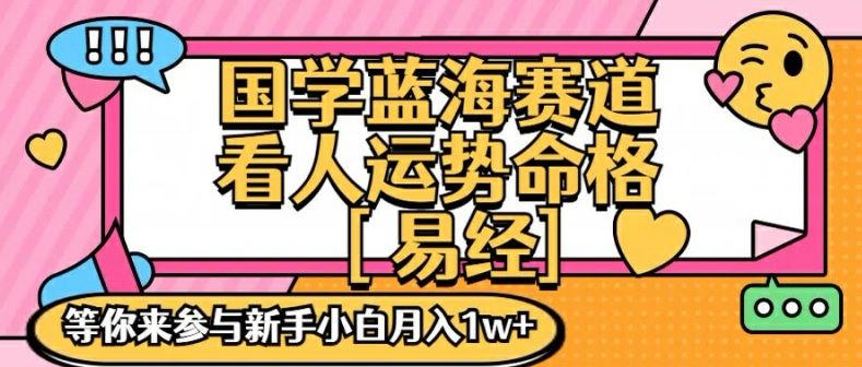 国学蓝海入门宝典 小白速成月入过万