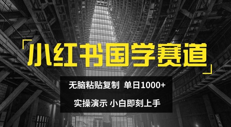小白速成 小红书国学爆款秘籍 日增千粉攻略-九零创业网