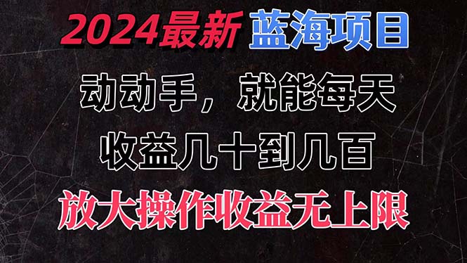 2024蓝海项目 轻松操作 日赚百元 放大收益无限-九零创业网