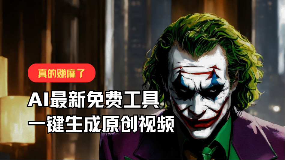 AI神器一键制胜 原创视频月入过万 佛系搬运新潮流