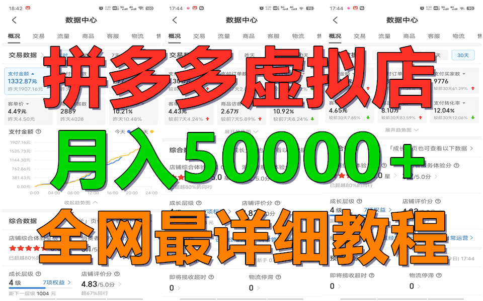 拼多多电商训练营 月入过万不是梦 副业新选择