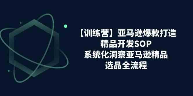 亚马逊爆款打造 系统化精品开发全流程训练营-九零创业网