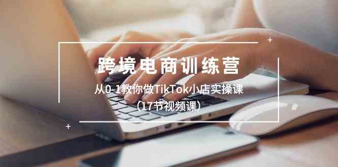 TikTok小店实战入门 17节视频课助你从零开始-九零创业网
