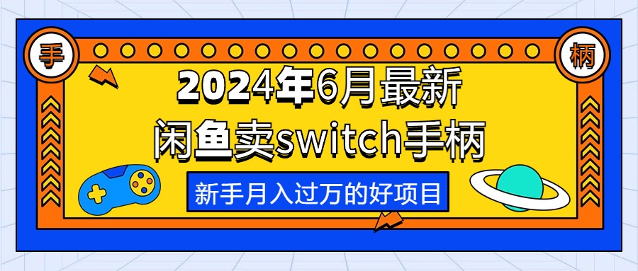 2024年6月 新手卖Switch手柄 轻松月入过万