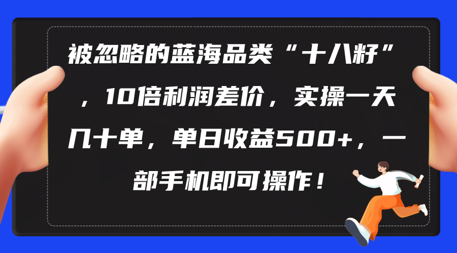 十八籽暴利商机 日赚500+ 蓝海品类抢购中-九零创业网