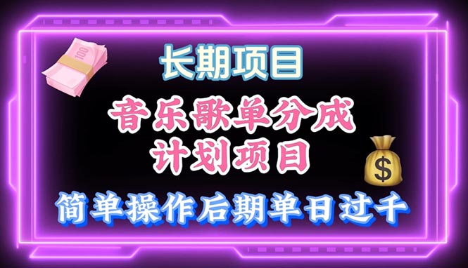 10680期音乐歌单攻略 小白速成 月入过万不是梦-九零创业网