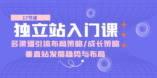 独立站入门 多渠道引流 成长攻略与垂直站趋势布局-九零创业网
