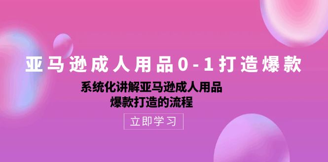 亚马逊成人用品爆款打造全流程揭秘-九零创业网