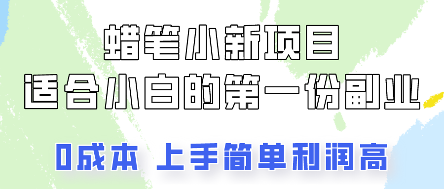 零成本小白月入3000+ 蜡笔小新项目轻松上手
