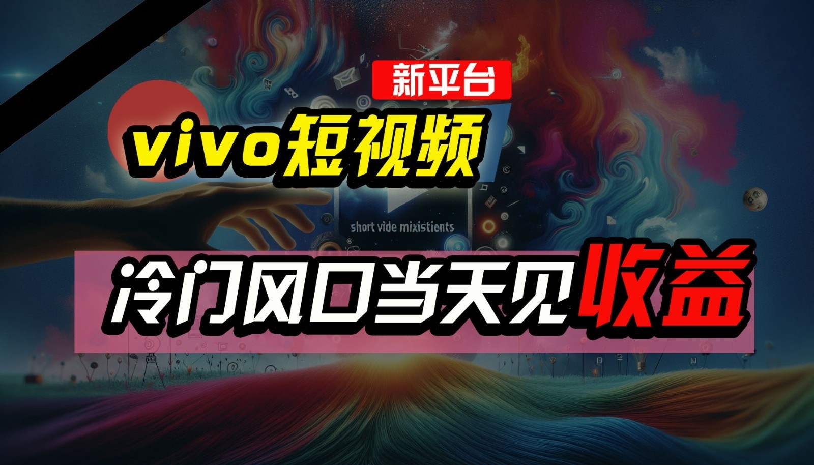 vivo短视频AI混剪新风口 7天轻松赚2300+-九零创业网